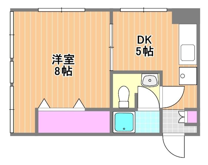 岡山県岡山市中区門田屋敷２丁目 門田屋敷駅 1DK マンション 賃貸物件詳細
