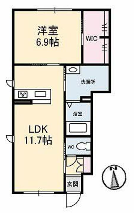 Ｓｈａｙａ　福吉 1階 1LDK 賃貸物件詳細