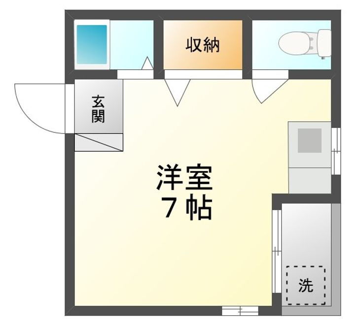 フレンチェ門田屋敷 3階 ワンルーム 賃貸物件詳細