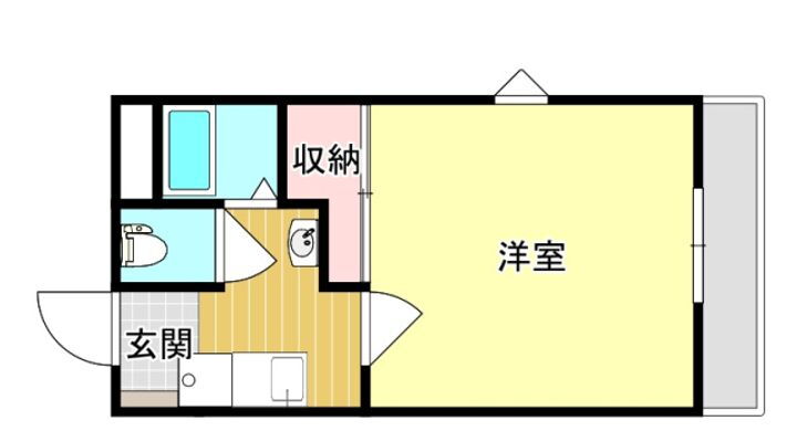 エスポワール旭東 1階 1K 賃貸物件詳細