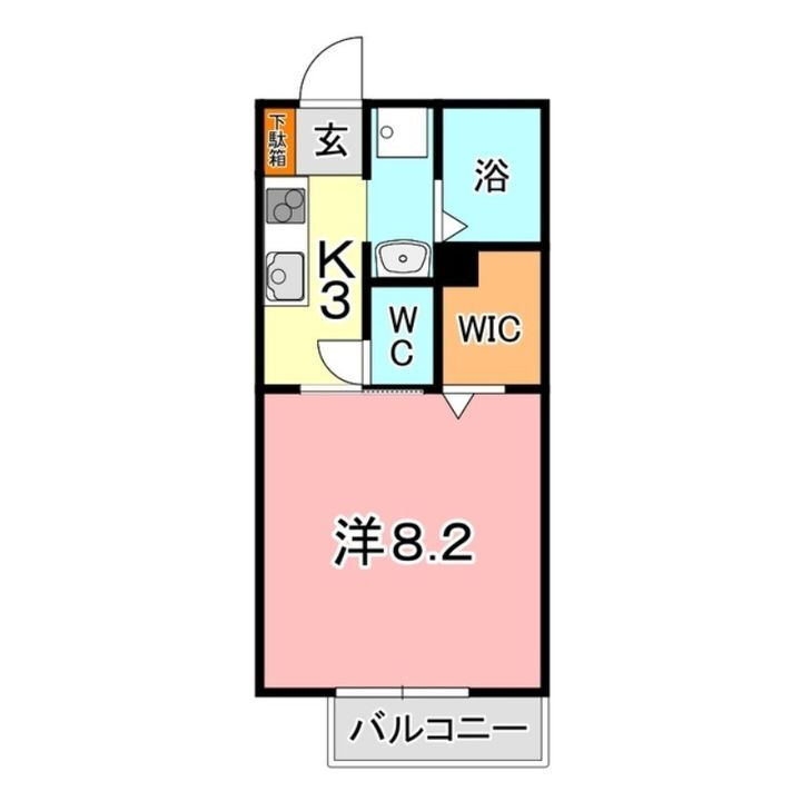 フューチャー江並 2階 1K 賃貸物件詳細