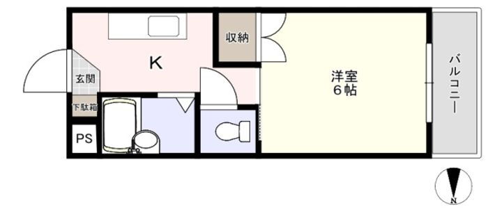 岡山県岡山市北区兵団 西川原駅 1K マンション 賃貸物件詳細