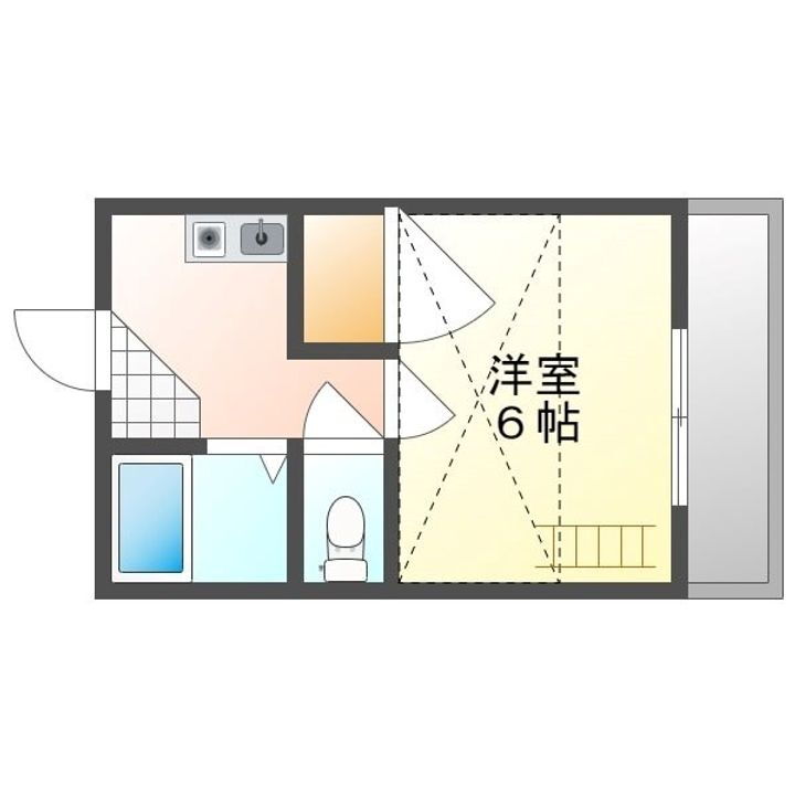 岡山県倉敷市昭和１丁目 倉敷駅 1K アパート 賃貸物件詳細