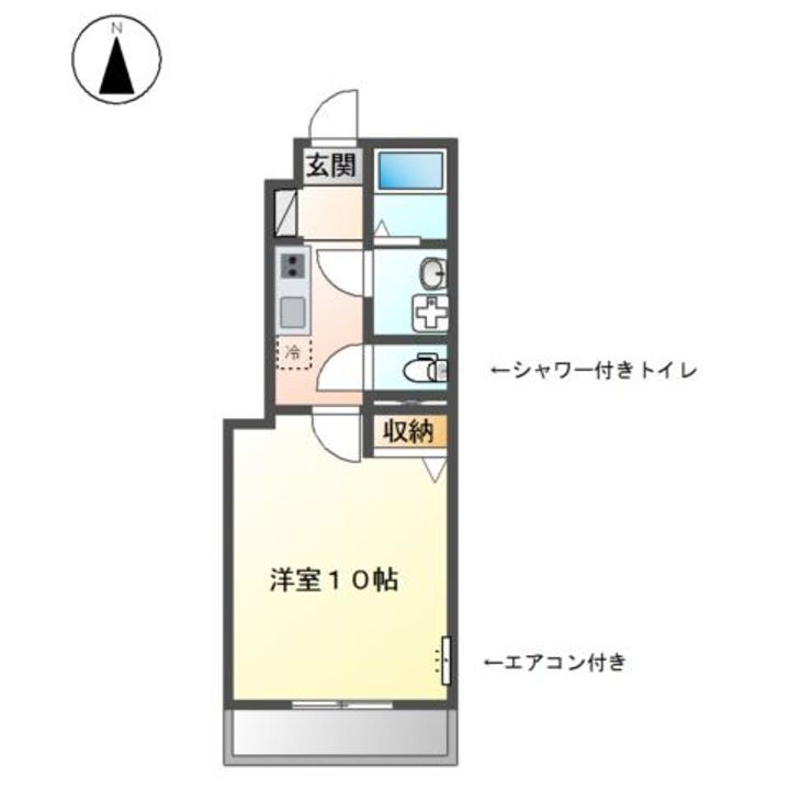 ルミエール 1階 1K 賃貸物件詳細