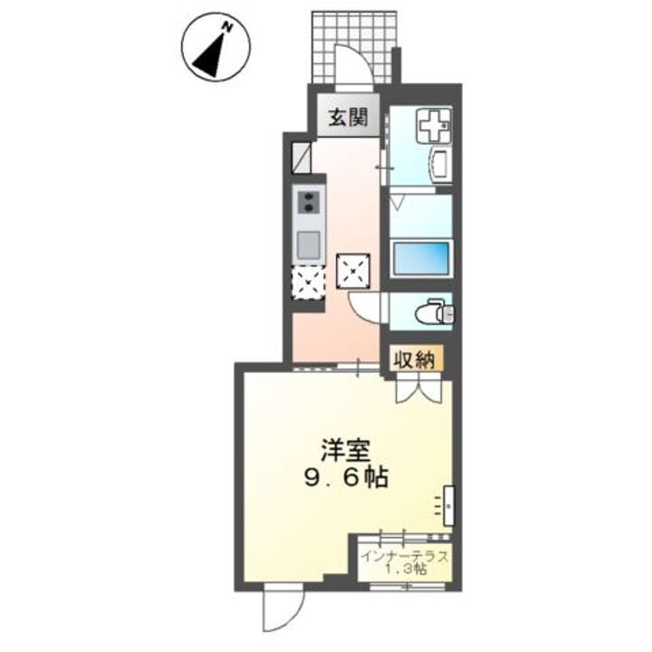 仮）スターテラスⅡ　円山 1階 1K 賃貸物件詳細