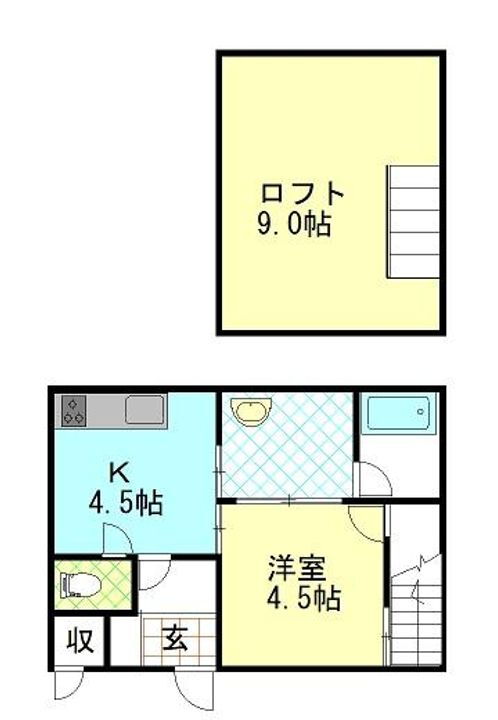 メゾンラフレーズ 2K 賃貸物件詳細