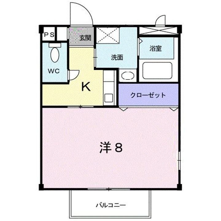 岡山県岡山市南区新保 備前西市駅 1K アパート 賃貸物件詳細