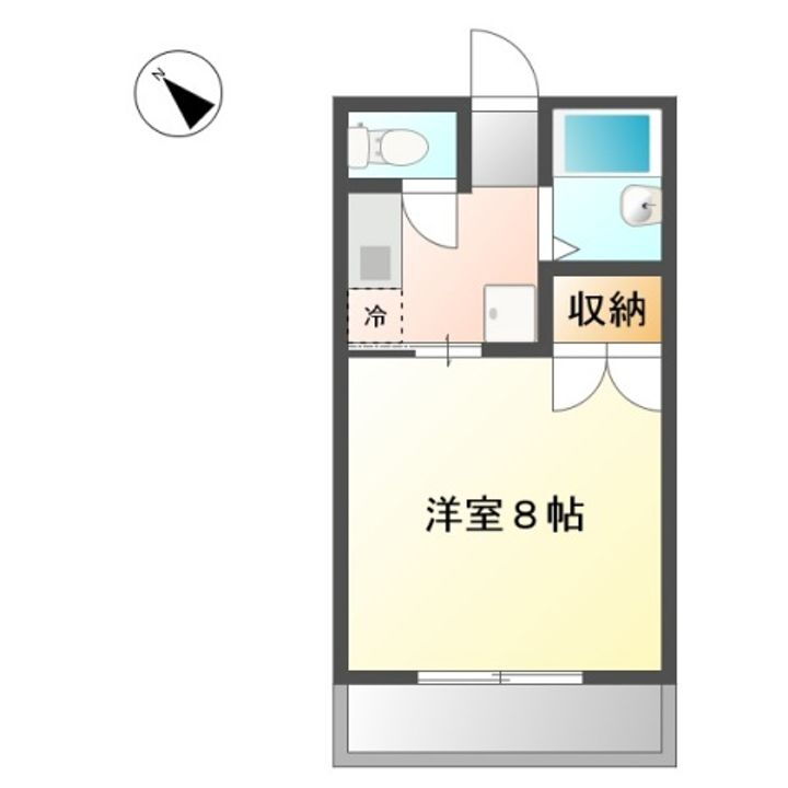 岡山県岡山市北区下中野 備前西市駅 1K マンション 賃貸物件詳細