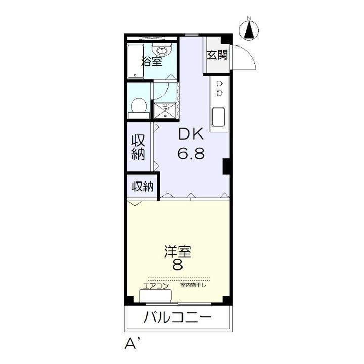 岡山県岡山市北区東島田町２丁目 東中央町駅 1DK マンション 賃貸物件詳細