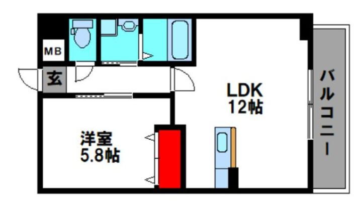 岡山県岡山市南区豊成１丁目 清輝橋駅 1LDK マンション 賃貸物件詳細