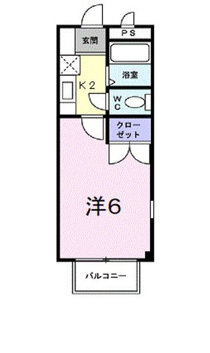 岡山県岡山市北区昭和町 岡山駅 1K アパート 賃貸物件詳細