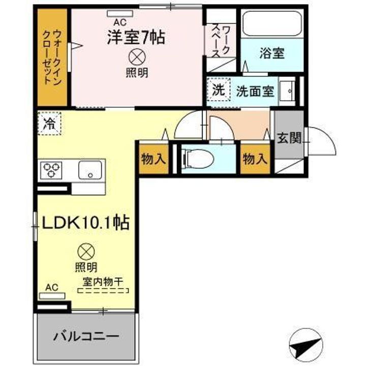 トリシア原尾島　 3階 1LDK 賃貸物件詳細
