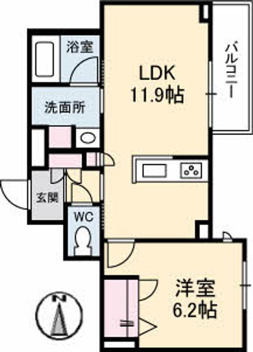 メゾンフェリシア 3階 1LDK 賃貸物件詳細