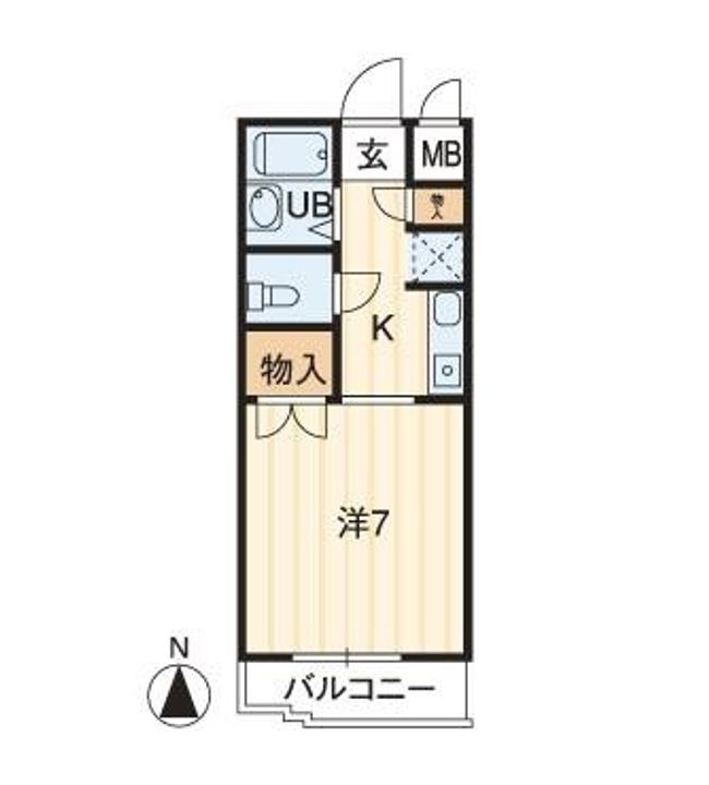 アルファ西古松 4階 1K 賃貸物件詳細