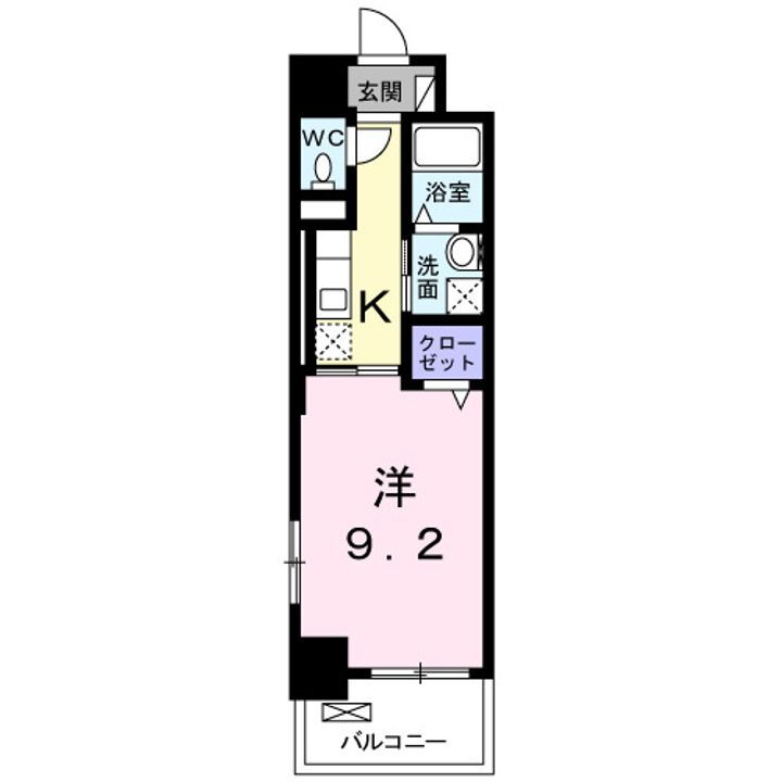オンフォレスト芳泉 3階 1K 賃貸物件詳細