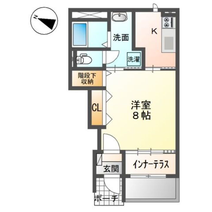アリウス　みなん 1階 1K 賃貸物件詳細
