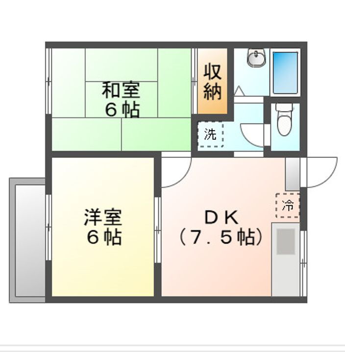岡山県岡山市中区神下 東岡山駅 2DK アパート 賃貸物件詳細