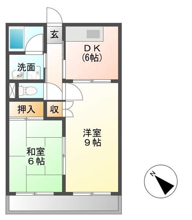 岡山県岡山市東区楢原 瀬戸駅 2DK マンション 賃貸物件詳細