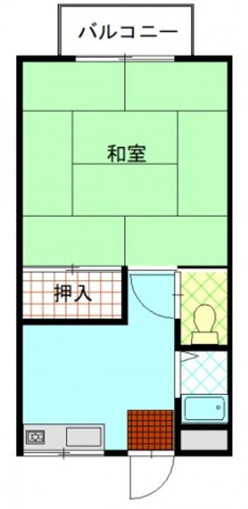 カルチャーハウス壱番館　 2階 1DK 賃貸物件詳細