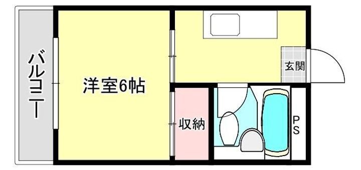 岡山県岡山市北区西古松 大元駅 1K マンション 賃貸物件詳細