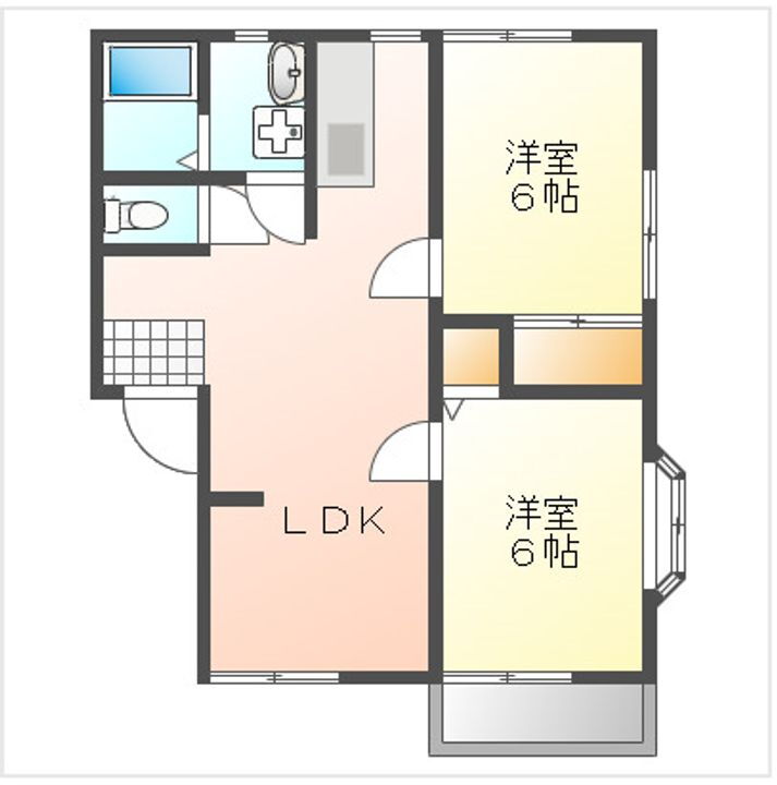 メゾン大森ＩＩ　 2階 2LDK 賃貸物件詳細