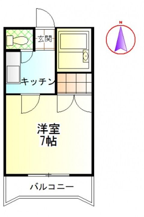 エスポアール中井 2階 1K 賃貸物件詳細