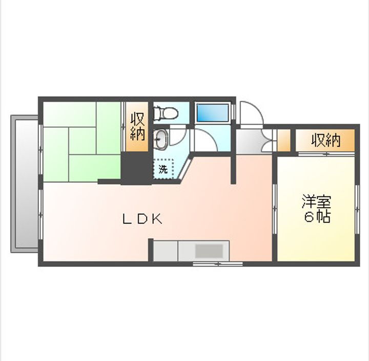 岡山県岡山市中区さい東町１丁目 高島駅 2LDK アパート 賃貸物件詳細