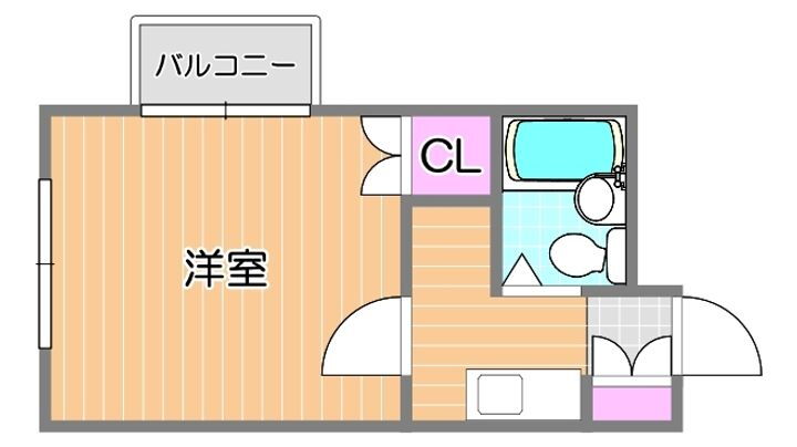 岡山県岡山市北区今２丁目 北長瀬駅 1K マンション 賃貸物件詳細