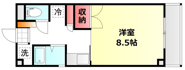 岡山県岡山市北区東古松１丁目 大元駅 1K マンション 賃貸物件詳細