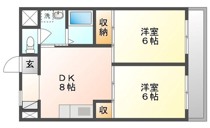 岡山県岡山市中区浜３丁目 城下駅 2DK マンション 賃貸物件詳細