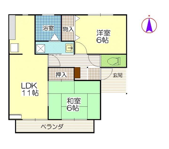 岡山県岡山市東区東平島 上道駅 2LDK アパート 賃貸物件詳細