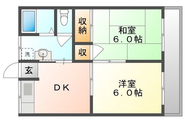 岡山県岡山市南区新保 備前西市駅 2DK アパート 賃貸物件詳細