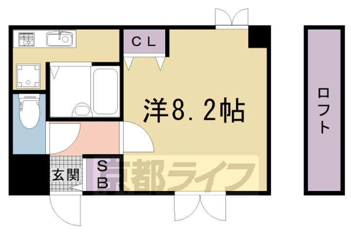 京都府京都市右京区西院西寿町 西院駅 1K マンション 賃貸物件詳細