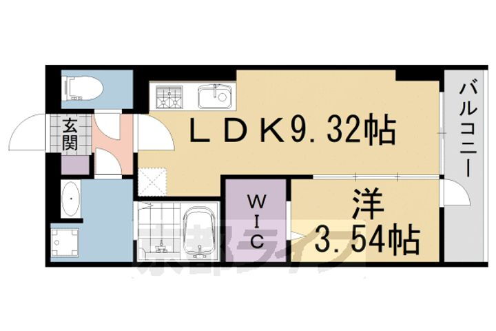 アイル京都宇治西 2階 1LDK 賃貸物件詳細