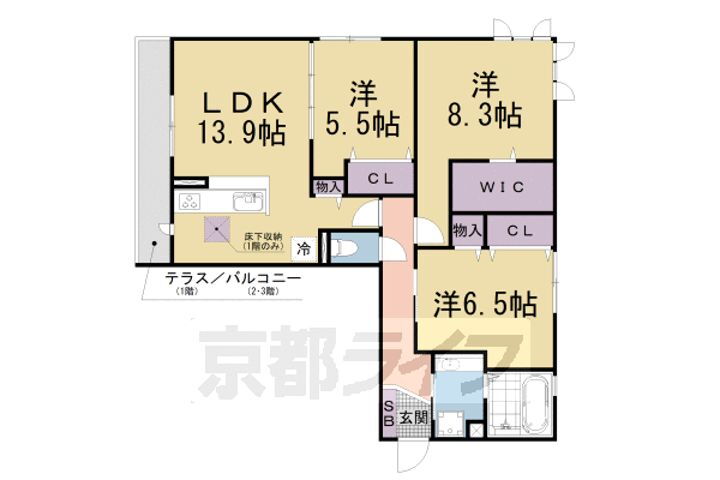 滋賀県大津市大将軍３丁目 賃貸アパート