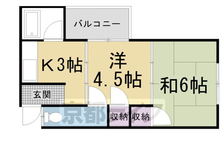 京都府京都市右京区太秦森ケ前町 太秦天神川駅 2K マンション 賃貸物件詳細