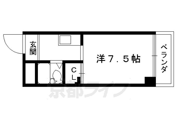京都府京都市南区吉祥院石原町 上鳥羽口駅 1K マンション 賃貸物件詳細