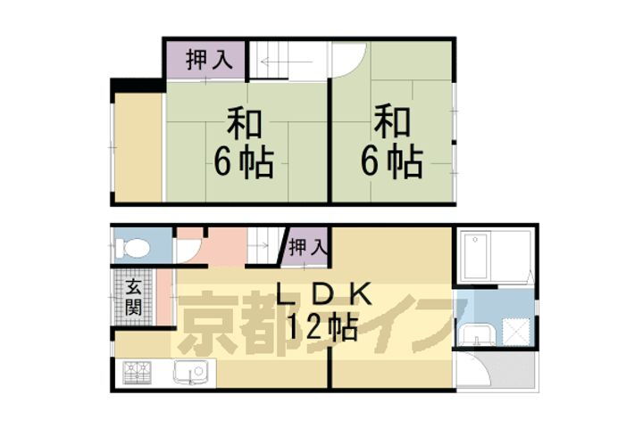 上賀茂北大路町２０－４貸家 2LDK 賃貸物件詳細