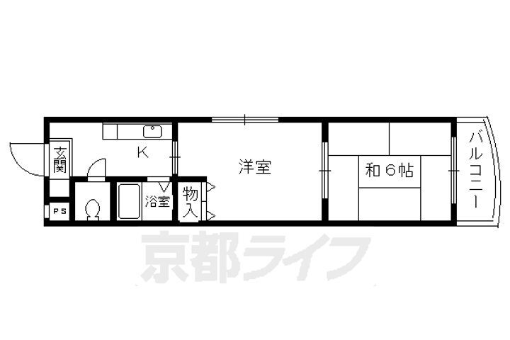 京都府京都市中京区壬生朱雀町 大宮駅 2K マンション 賃貸物件詳細