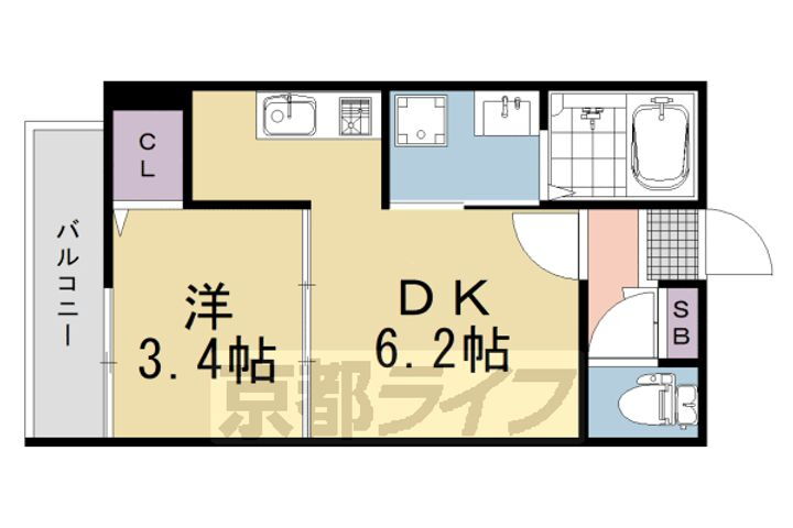 京都府京都市南区久世上久世町 桂川駅 1DK アパート 賃貸物件詳細