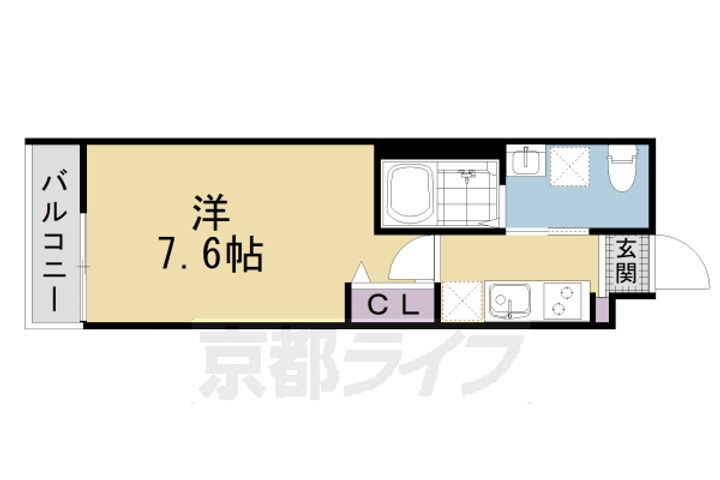 京都府京都市南区吉祥院池ノ内町 西大路駅 1K マンション 賃貸物件詳細