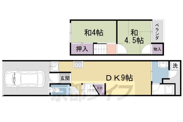 京都府京都市左京区高野泉町 賃貸一戸建て