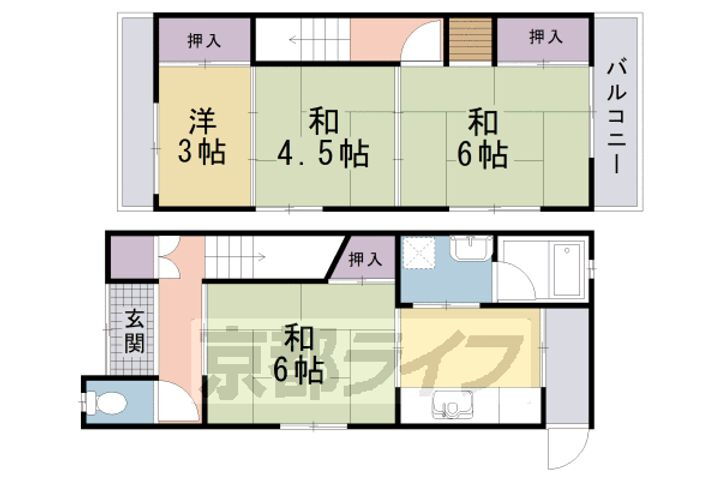 下鴨蓼倉町貸家 4K 賃貸物件詳細
