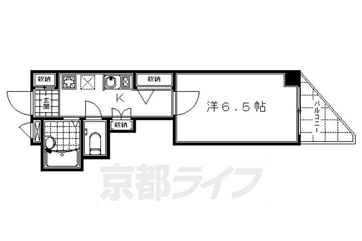 京都府京都市南区唐橋川久保町 西大路駅 1K マンション 賃貸物件詳細