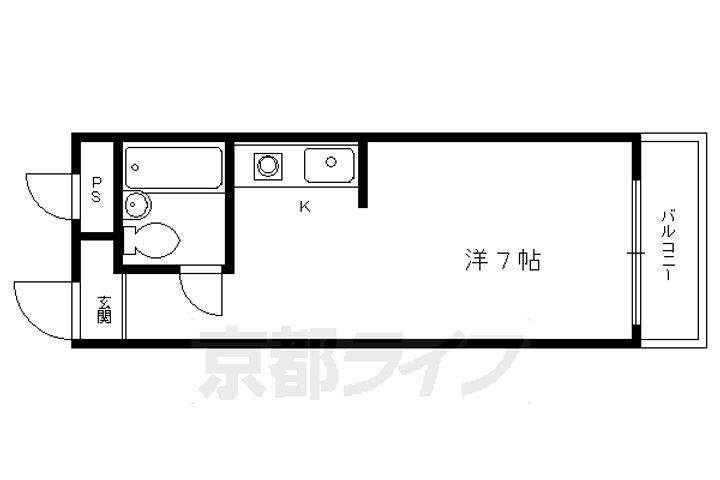 京都府京都市左京区田中西大久保町 元田中駅 ワンルーム マンション 賃貸物件詳細