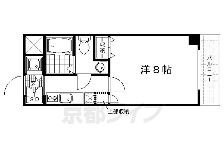 京都府京都市右京区西京極西大丸町 西京極駅 1K マンション 賃貸物件詳細