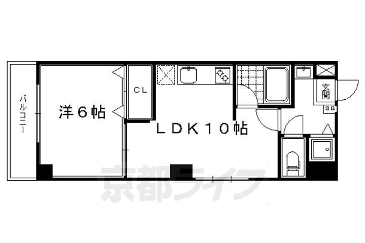 京都府京都市中京区桝屋町 丸太町駅 1LDK マンション 賃貸物件詳細