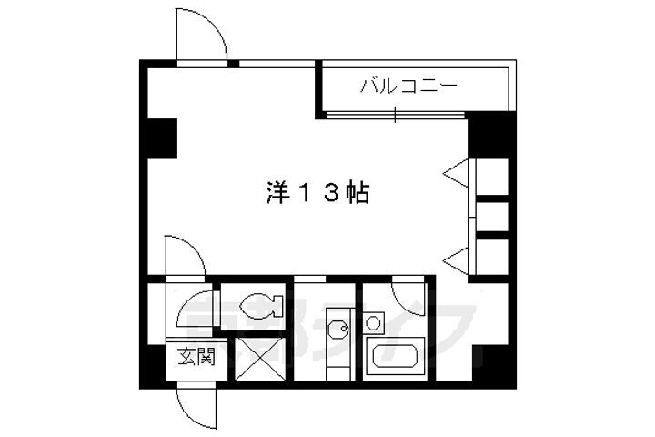 京都府京都市中京区三坊西洞院町 烏丸御池駅 1K マンション 賃貸物件詳細