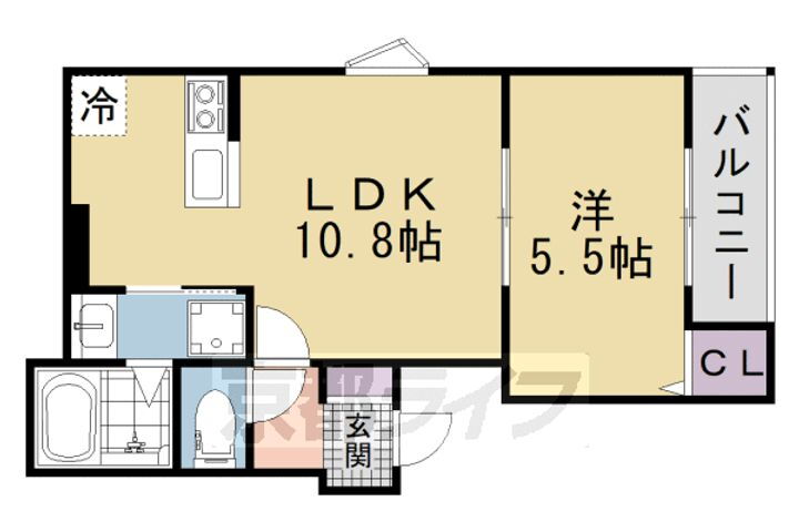 アート樟葉Ⅲ 3階 1LDK 賃貸物件詳細
