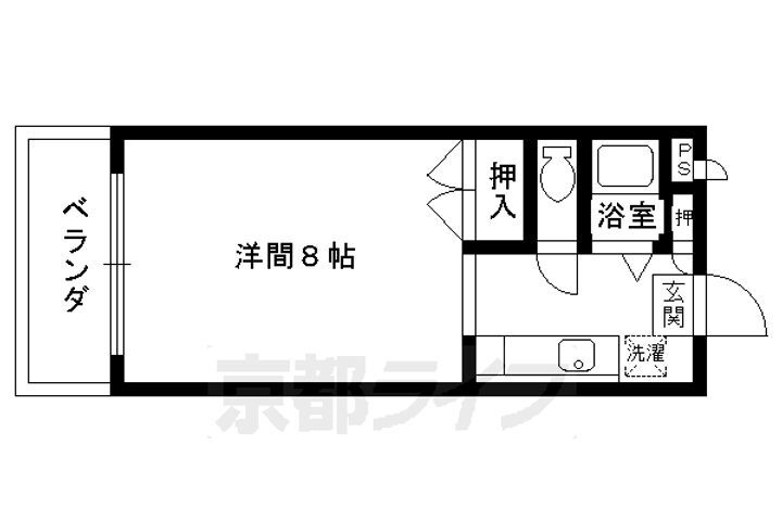京都府京都市南区上鳥羽南唐戸町 十条駅 1K マンション 賃貸物件詳細
